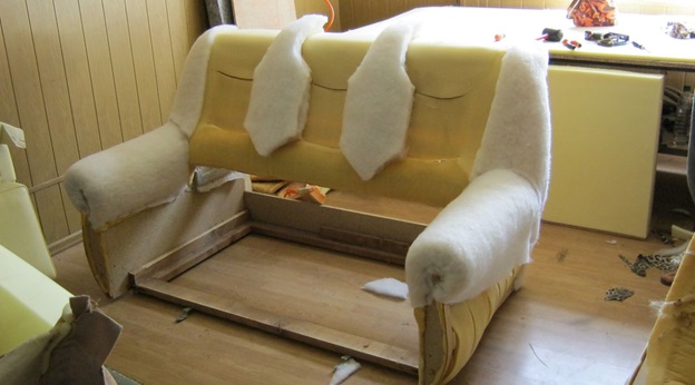 Разборка дивана - Фото