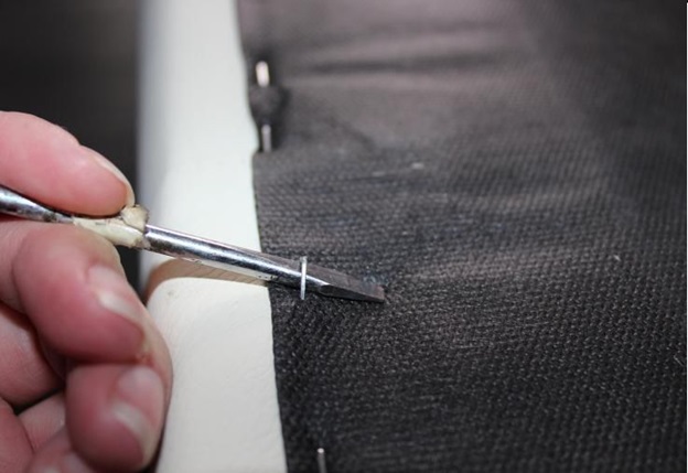 Снятие старой обивки - Фото